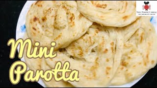 Mini Parotta Recipe | മിനി പൊറോട്ട | Soft Layered Parotta Recipe | Easy Method |