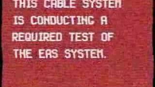 EAS Test Mock-Up - Red Screen
