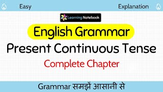 Present Continuous Tense in English Grammar