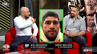 UFC 300 | Volkanovski & Whittaker discuss Alex Pereira 'stoneface' | Fox Sports