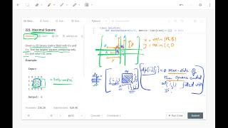 Maximal Square | Leetcode Python Solution #221