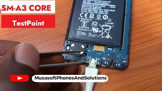 Samsung A3 Core [A013G] TestPoint to remove FRP and Hardreset 2023