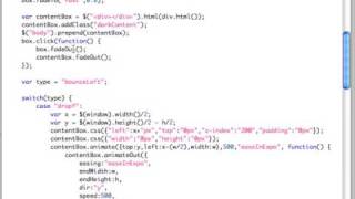 Jquery Effect - Bouncing div