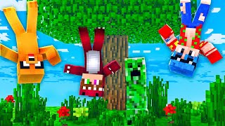 MIKECRACK Y RAPTOR SIN GRAVEDAD 😱 MINECRAFT AL REVÉS