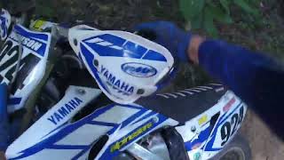 Yamaha yz450 destroying hills with a rekluse clutch