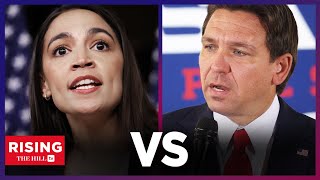 AOC Calls DeSantis Speech 'DESTRUCTIVE' After Saying Gazans Are 'All Antisemitic': Rising