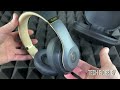 beats by dr. dre studio3 skyline over ear noise cancelling bluetooth headphones shadow grey unbox