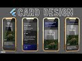 Flutter Tutorial - Card Widget Design With Image, Button, Text, Border, Size, Padding