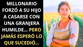 MILLONARIO FORZÓ A SU HIJO A CASARSE CON UNA GRANJERA HUMILDE... PERO JAMÁS ESPERÓ LO QUE SUCEDIÓ...