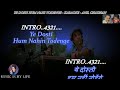 Ye Dosti Hum Nahi Todenge Karaoke With Scrolling Lyrics Eng  & हिंदी