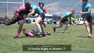 Gorilla Rugby vs  Atlantis, U14 Elite, NAI Salt Lake 7's 2023
