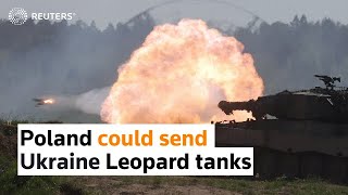 Poland could send Ukraine Leopard tanks, Prime Minister Mateusz Morawiecki says