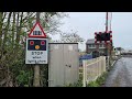 old barriers now replaced barlby level crossing north yorkshire