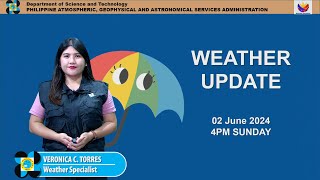 Public Weather Forecast issued at 4PM | June 2, 2024 - Sunday