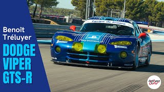 Benoît Tréluyer back at the wheel of his first Le Mans baby: the 2002 Viper GTS-R 