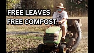 Gathering Up My Leaves and Using Them in My Composting Mix