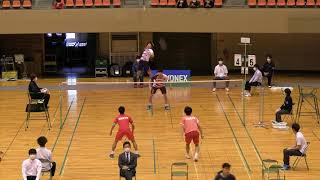 緑川 大輝･町田 脩太(早稲田大)VS 筑後 恵太･農口 拓弥(明治大)MD準決勝【全日本学生2021】