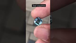 Top quality Teal sapphire