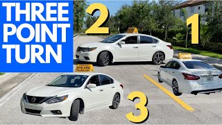 THREE POINT TURN EXPLAINED FOR BEGINNERS