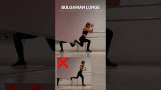 A quick tip for a Bulgarian Lunge for beginners (and if feel like you need more control)