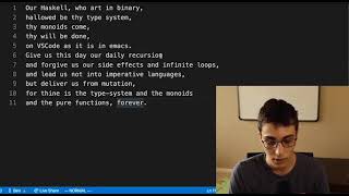 Difference between python and haskell videos