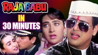Raja Babu in 30 Minutes | Hindi Comedy Movie | Govinda | Karisma Kapoor