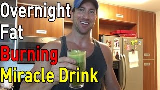 Lose Weight FAST with this Bed Time Fat Cutting Drink! (How To Lose Belly Fat Overnight Drink!)