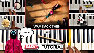 Way back then - Easy Piano Tutorial | Squid Game 2 Instrumental