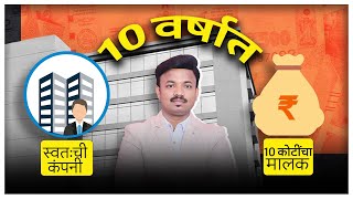 7500 मध्ये 10 कोटी रुपये व स्वतःची कंपनी  | कमी पगारात करोडोचा परतावा | Sanket Awate