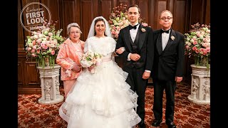 The Big Bang Theory: First look at Sheldon and Amy's wedding