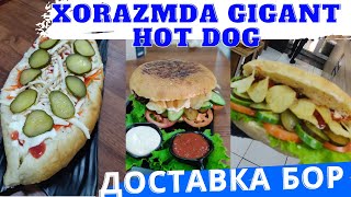 Ифторлик ва сахарлик учун Хоразмда Гигант HOT DOG турк кабоб