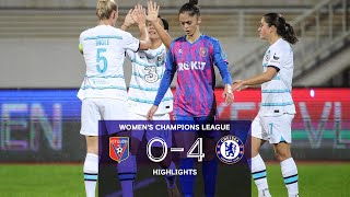 Vllaznia Femra 0-4 Chelsea Women | Women's Champions League Highlights