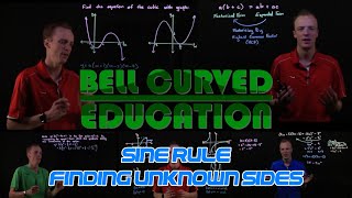 Trigonometry: Sine Rule {Finding Unknown Sides}