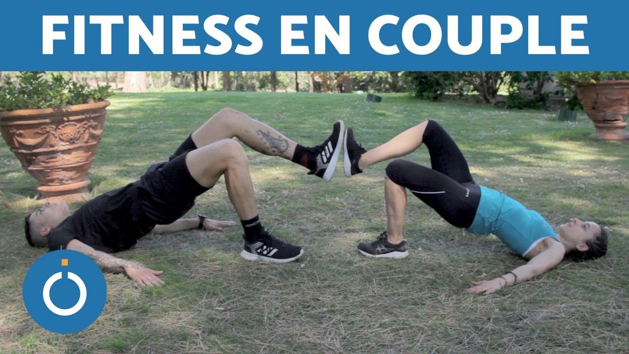 MUSCLER LES FESSIERS - Exercices De Fitness En COUPLE - YouTube