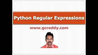 Python Class 21 - Python Regular Expressions