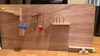 Simple Rube Goldberg Machine setup for Science class