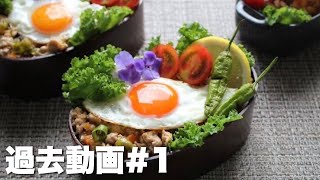 過去のボツ動画#1【視聴回数10回以下（泣】ガパオライス弁当