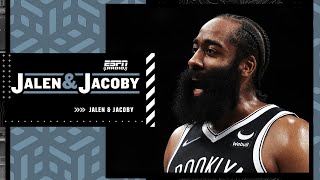 Jalen & Jacoby react to James Harden's explanation for his early season struggles for Nets