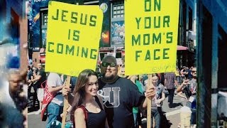 COMIC CON 2015 RELIGIOUS PROTESTERS (FULL VIDEO)