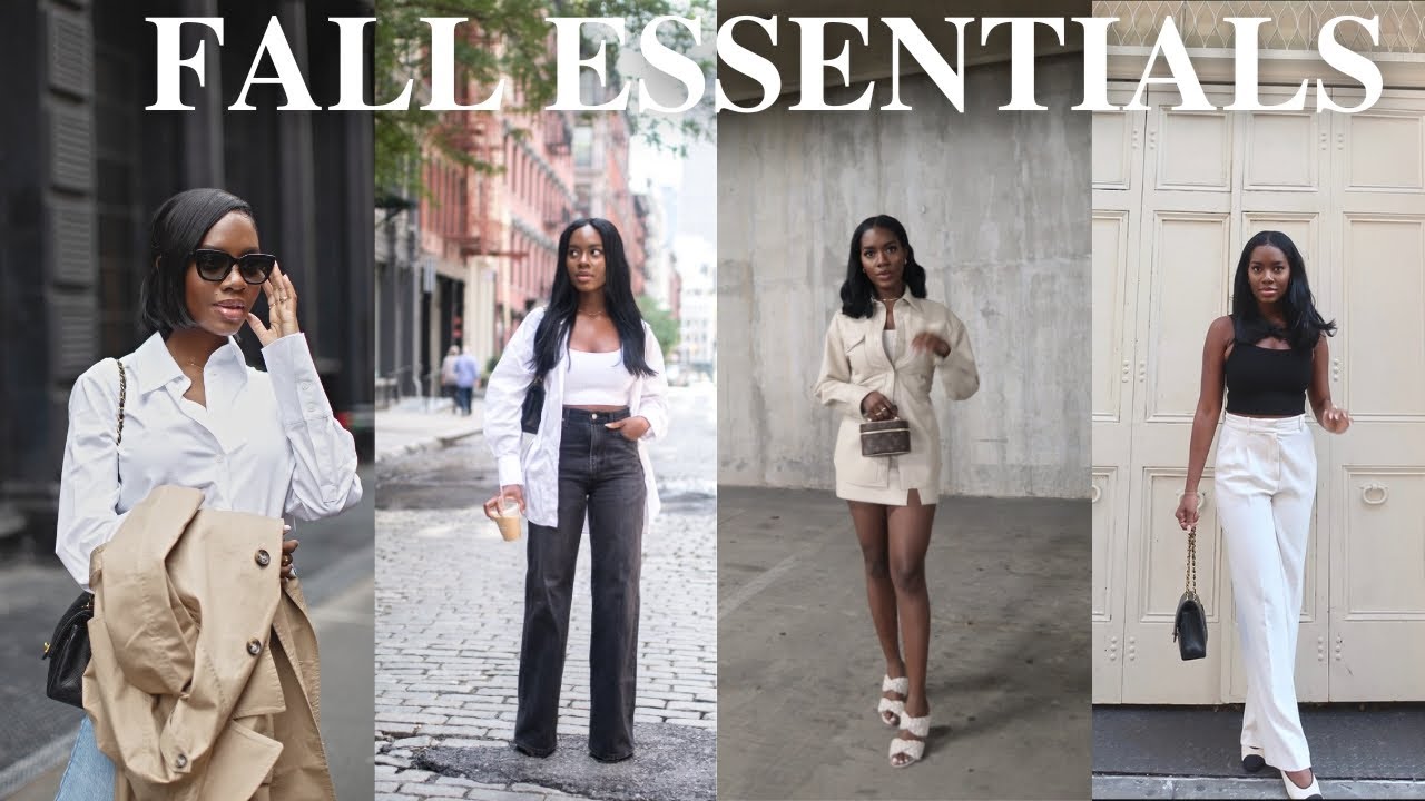 Fall Wardrobe Essentials Everyday Basics Youtube