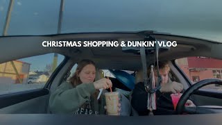 SHOPPING \u0026 DUNKIN’ VLOG | hangout w/ my boyfriend \u0026 I