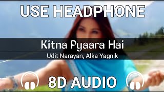 Kitna Pyaara Hai [8D AUDIO] | Alka Yagnik, Udit Narayan | Raaz | 8D FlashBack