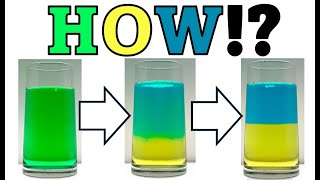 Three Colors in One Simple Chemistry Experiment! 🧪💙💚💛