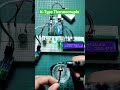 measure temperature using k type thermocouple sensor