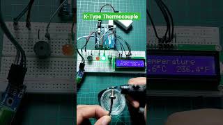 Measure Temperature using K-Type thermocouple sensor