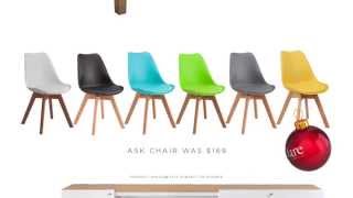 Dare Gallery Pre-Christmas Sale - Ask chairs - Guaranteed pre-Christmas delivery or it's free