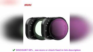 ✔️BRDRC VND Lens Filters for DJI Mini 3/3 Pro Drone VND4-32/64-512 Adjus