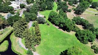 DJI Mini 3 Drone Flight -- UC Davis Arboretum (Davis, CA)