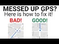 2020 GPS not facing Up? How to make the arrow face up. Google Maps Fix! Car icon not going straight