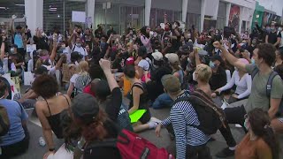 4th Day Of Protests Peaceful As Group Gathers Outside Miami-Dade State Attorney's Office